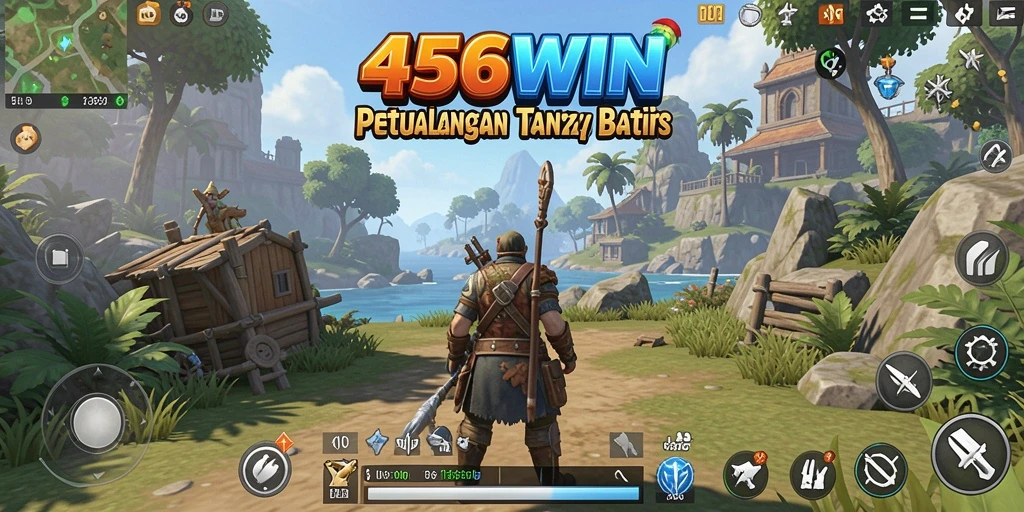 Tampilan gameplay menakjubkan dari 456WIN di dunia terbuka.