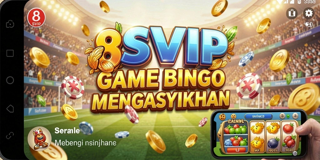 Tampilan gameplay seru Bingo di 8SVIP.