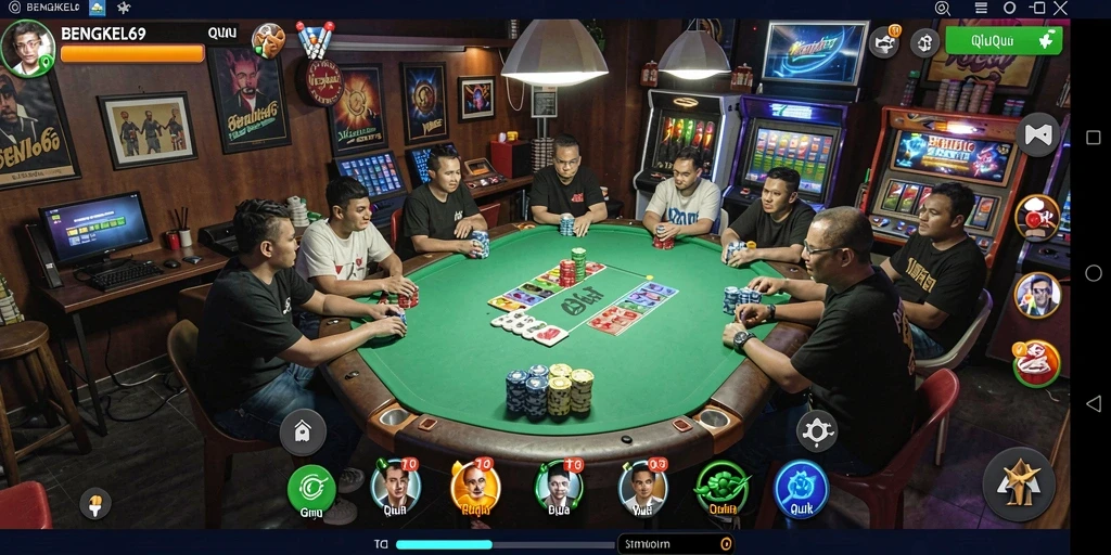 Gameplay seru dari BENGKEL69 dengan pemain saat berkompetisi.