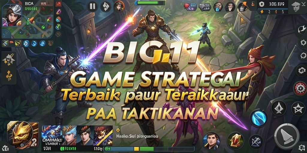 Tangkapan layar utama BIG11 menunjukkan duel strategis yang mendebarkan.