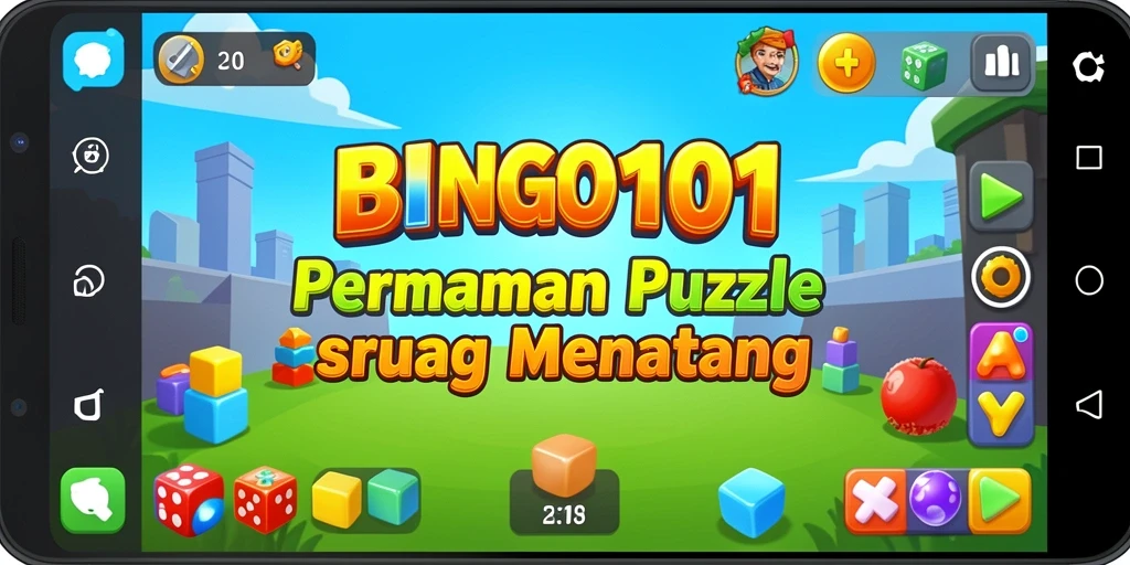 Tampilan menawan gameplay BINGO101 dalam puzzle yang beragam.