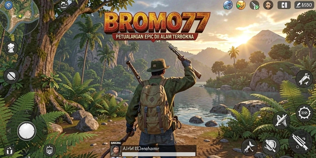 Tampilan menakjubkan dari petualangan di BROMO77.