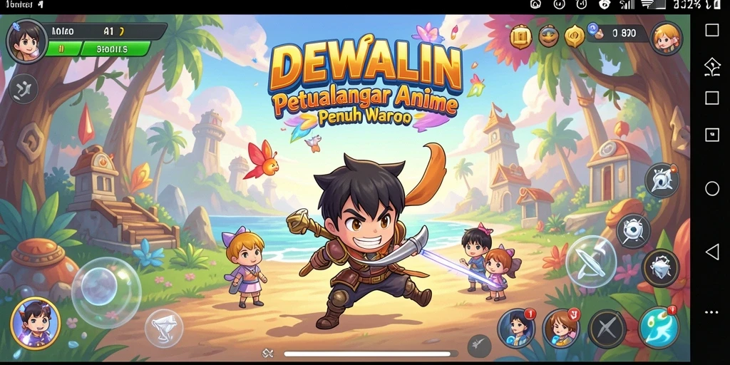 Tampilan gameplay menarik dari DEWALIN yang menyuguhkan aksi seru.