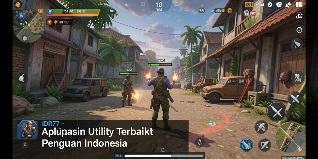 Tampilan aplikasi IDR77 yang sederhana dan fungsi utilitas yang mengesankan.