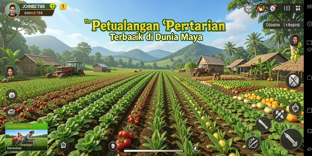 Tampilan gameplay menarik dari game Farming JOINBET88.
