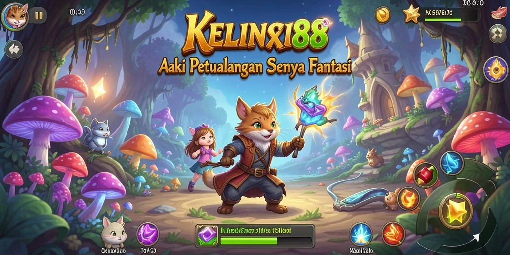 Tampilan menarik dari gameplay KELINCI88 dengan karakter kelinci beraksi.