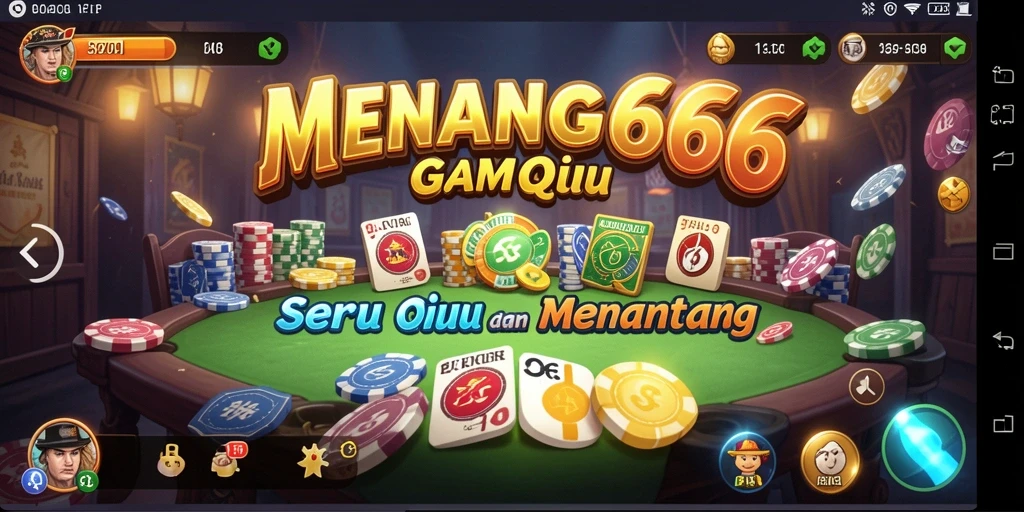 Tampilan gameplay seru dalam MENANG666 dengan suasana kasino.