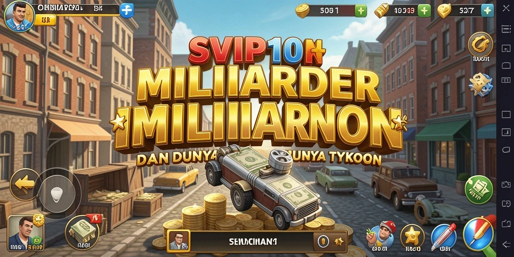 Gambaran gameplay menarik di SVIP10 dengan pengelolaan bisnis yang seru.