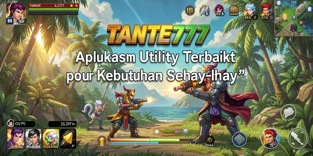 Tampilan antarmuka utama TANTE777 yang menarik dan informatif.