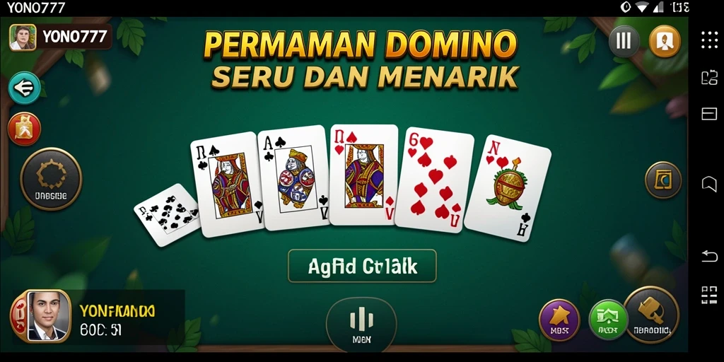 Screenshot gameplay Domino yang seru dan menantang.