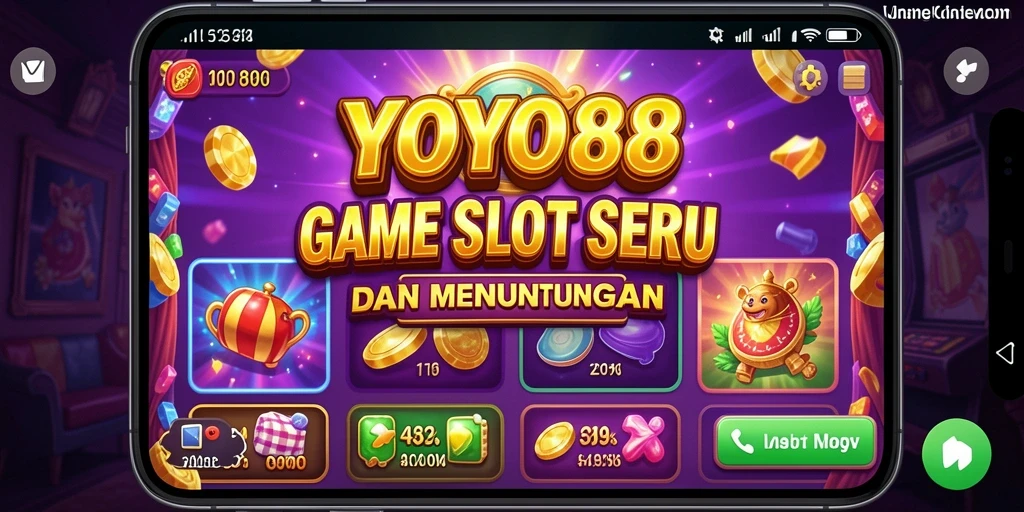 Tampilan utama gameplay <strong>YOYO88</strong> dengan tema slot yang menarik.