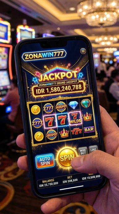 Tampilan antarmuka pengguna zonawin777 yang sederhana dan menarik.